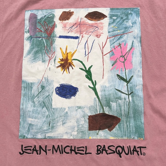 NWT Basquiat Flower Graphic Muscle Tank Top Men’s Small - Picture 4 of 9